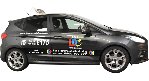 Lou's driving school car